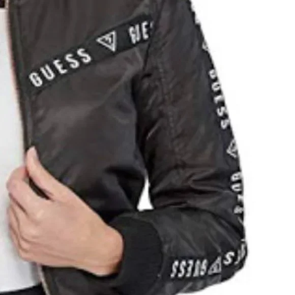 Guess Shae Logo Bomber Jacket - Picture 7 of 7